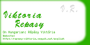viktoria repasy business card
