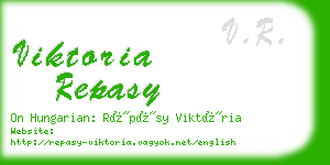 viktoria repasy business card